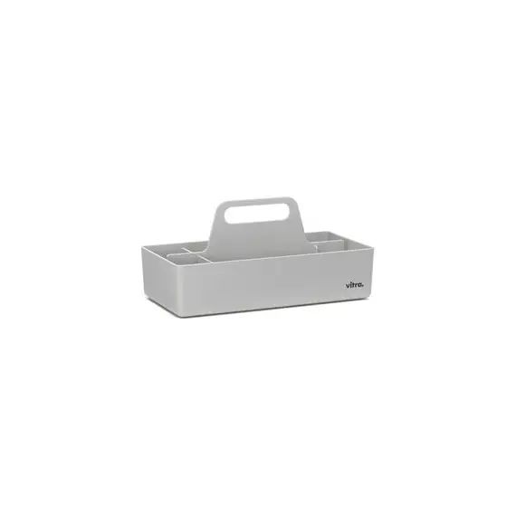 Bac de rangement Toolbox en Plastique, Polypropylène recyclé – Couleur Gris – 32.7 x 16.1 x 15.6 cm – Designer Arik Levy