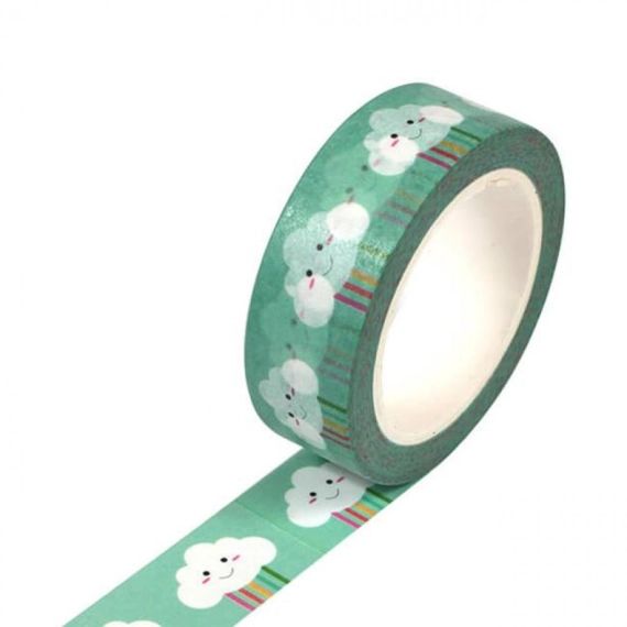 Masking tape petits nuages 10mx1,5cm