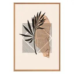 Tableau mural encadré nature décorative 65×97 cm