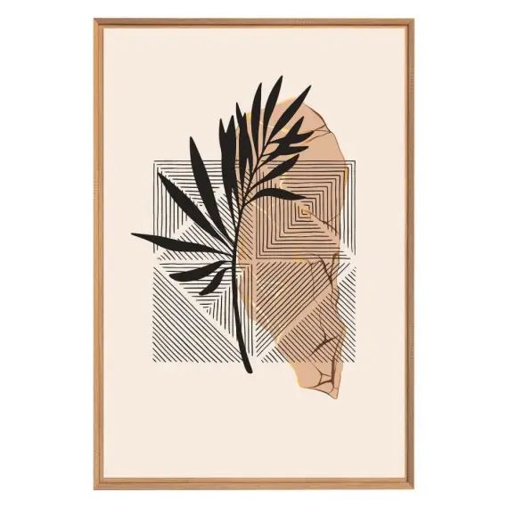 Tableau mural encadré nature décorative 65×97 cm
