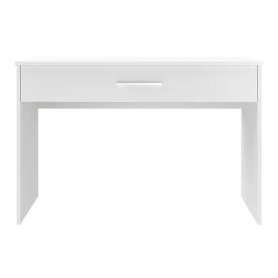 Bureau 1 tiroir LOW Blanc