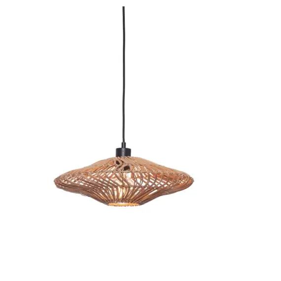 Suspension rotin  naturel, h. 12cm