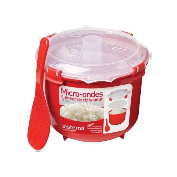 Cuiseur riz Sistema vapeur micro-ondes à clips 2.6 L