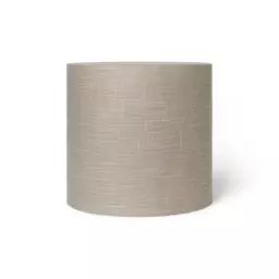 Abat-jour Lampe à composer en Tissu, Acier – Couleur Beige – 49.32 x 49.32 x 40 cm