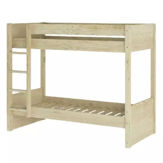 Lit superposé 90×200 cm bois massif