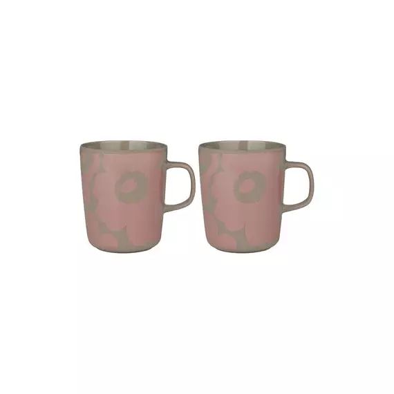 Mug Tasses & mugs en Céramique, Grès – Couleur Rose – 8 x 8 x 9.5 cm – Designer Maija Isola
