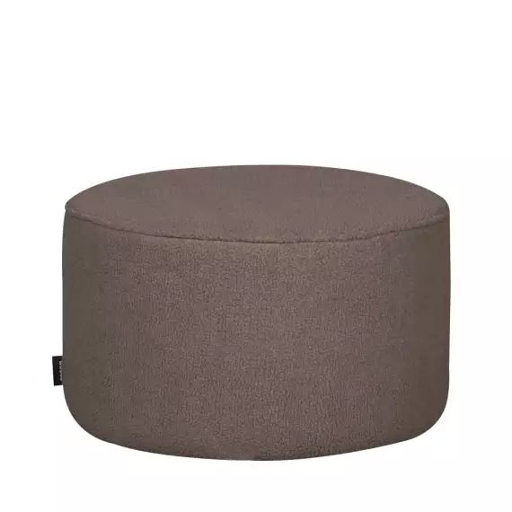 Sara – Pouf rond en bouclette ø60cm