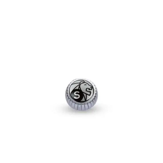 Bouton pour moulin à sel chrome mat
