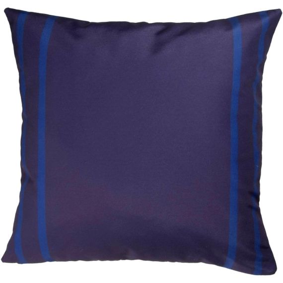Housse de coussin d&rsquo;exterieur 50×50  aubergine et bleu