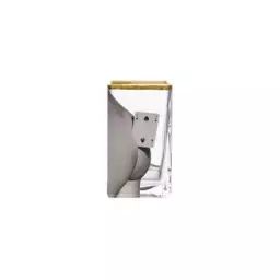 Vase Toilet Paper en Verre, Verre – Liseré  : or 24K – Couleur Multicolore – 17.54 x 17.54 x 14 cm – Designer Pierpaolo Ferrari