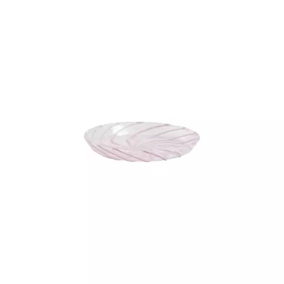 Assiette à mignardises Spin en Verre, Verre borosilicaté – Couleur Transparent – 15.33 x 15.33 x 1.5 cm