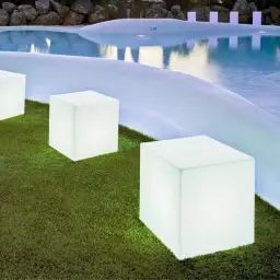 CUBY-Lampe d’extérieur cube lumineux H43cm