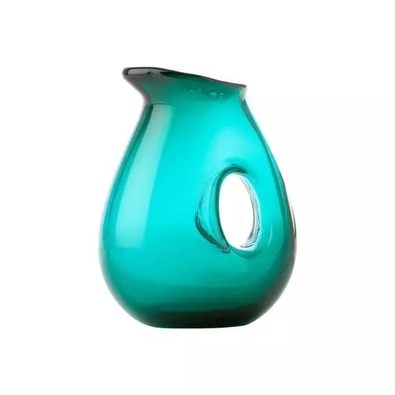 Carafe Jug en Verre, Verre soufflé bouche – Couleur Vert – 17 x 12 x 21 cm – Designer  Studio