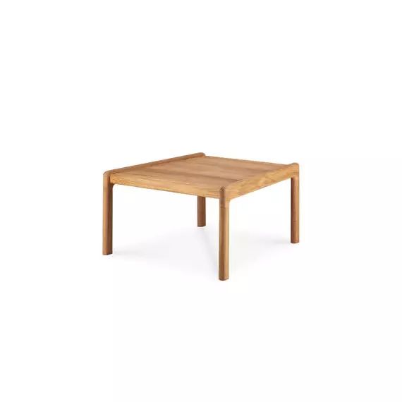 Table d’appoint Jack en Bois, Teck massif – Couleur Bois naturel – 57.08 x 57.08 x 38 cm – Designer Jacques  Deneef