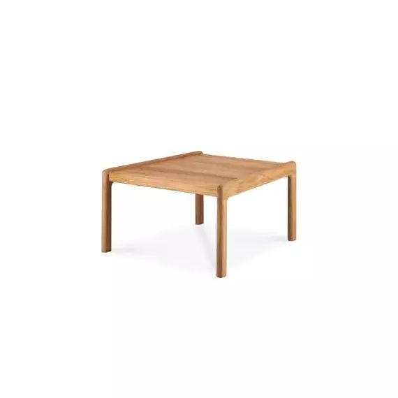 Table d’appoint Jack en Bois, Teck massif – Couleur Bois naturel – 57.08 x 57.08 x 38 cm – Designer Jacques  Deneef