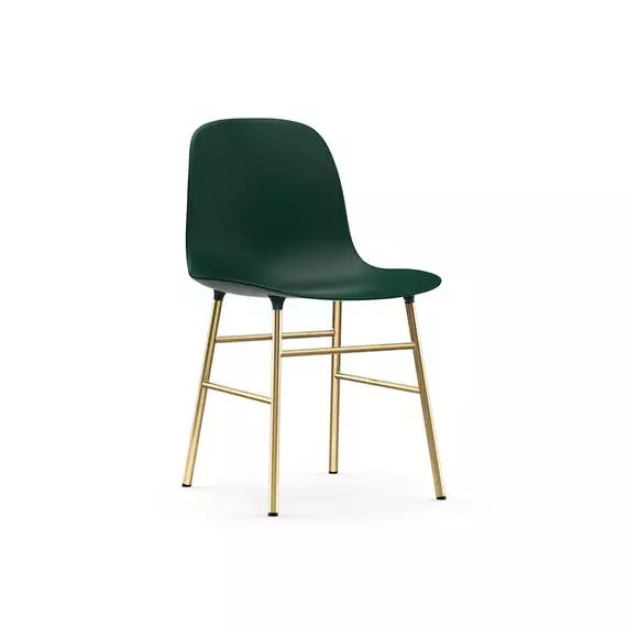 Chaise Form en Métal, Polypropylène – Couleur Vert – 48 x 73.06 x 80 cm – Designer Simon Legald
