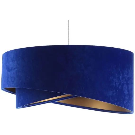 Suspension Tissu Bleu 50x50x105 cm