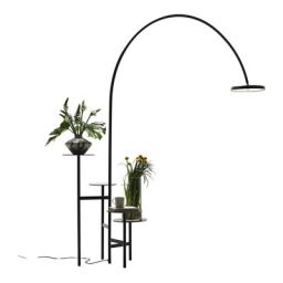 Lampadaire Ikebana en Métal – Couleur Noir – 80 x 70 x 183 cm – Designer Uto Balmoral