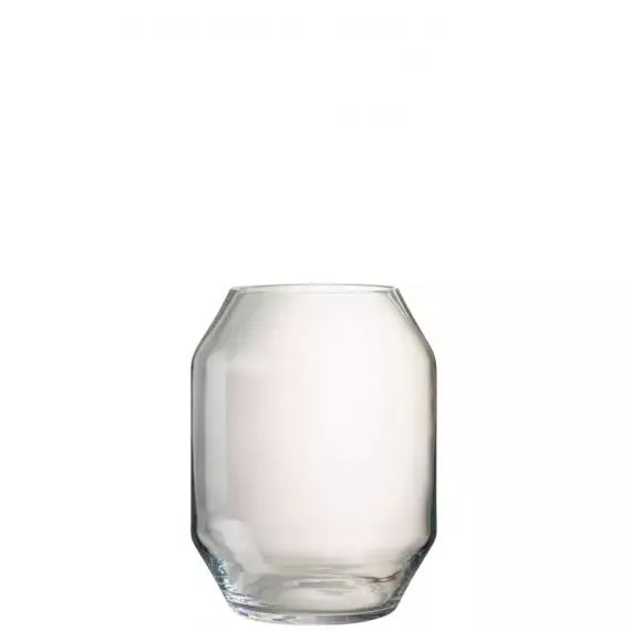 Vase verre transparent H33cm