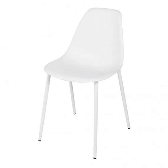Chaise enfant style scandinave blanche Clyde