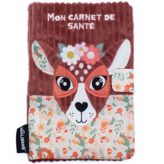 Protège carnet de santé Mélimélos la biche