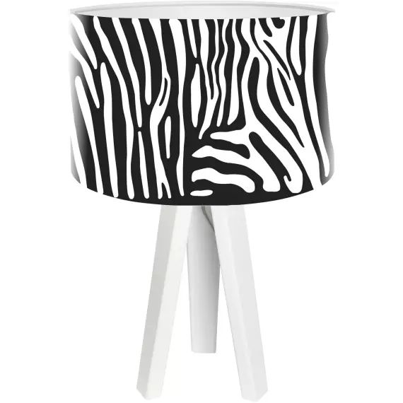 Lampe de chevet Bois Noir 30x30x45 cm