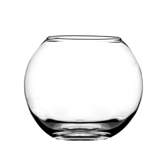 Petit vase en verre transparent D12
