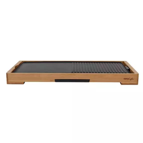 Plancha electrique Bambou Cosylife Cl-plb