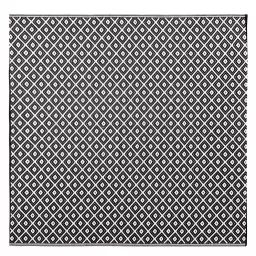 Tapis d’extérieur motifs graphiques noirs et blancs 180×180