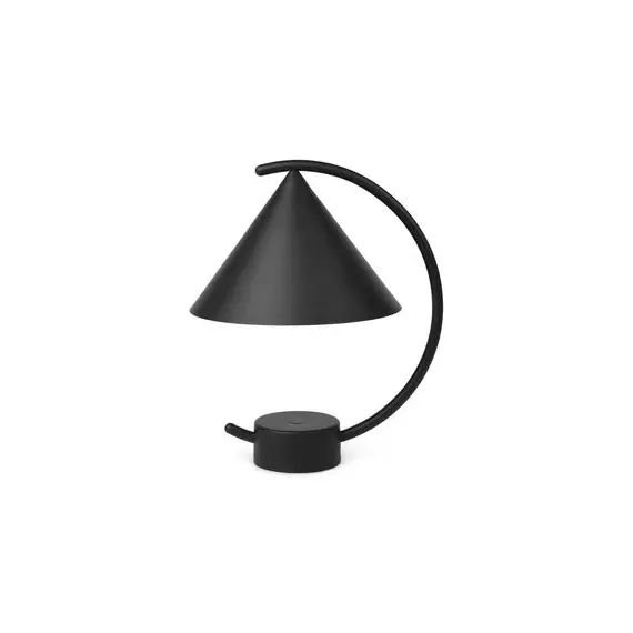 Lampe sans fil rechargeable Meridian en Métal – Couleur Noir – 20.9 x 30 x 26 cm – Designer Regular Company