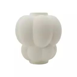 Vase Uva en Céramique, Grès – Couleur Blanc – 32 x 32 x 35 cm