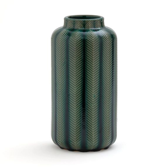 Vase en céramique H.31 cm, Estria