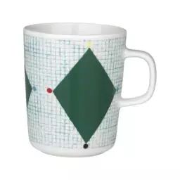 Mug Tasses & mugs en Céramique, Grès – Couleur Vert – 8 x 8 x 9.5 cm – Designer Sabine Finkenauer