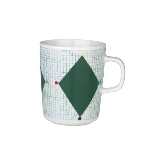 Mug Tasses & mugs en Céramique, Grès – Couleur Vert – 8 x 8 x 9.5 cm – Designer Sabine Finkenauer