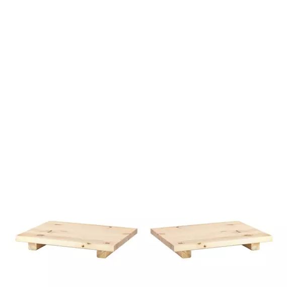 Dock – 2 tables de chevet en bois – Couleur – Naturel