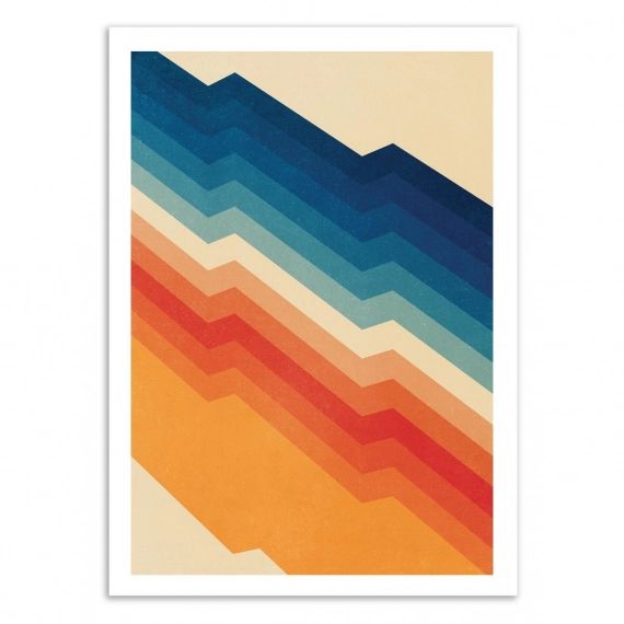 BARRICADE –  Affiche d&rsquo;art 50 x 70 cm