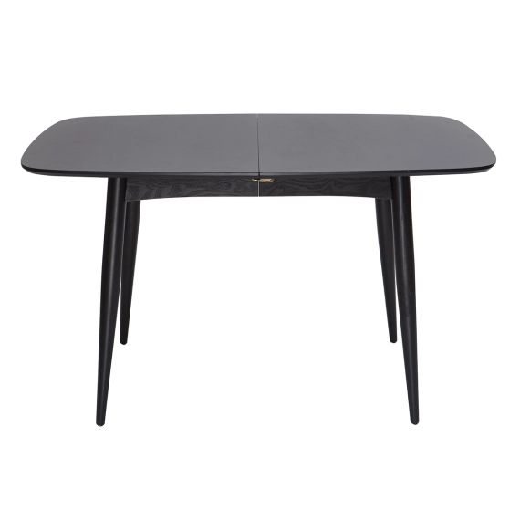 Table à manger extensible bois noir L130-160 cm NORDECO – Miliboo & Stéphane Plaza
