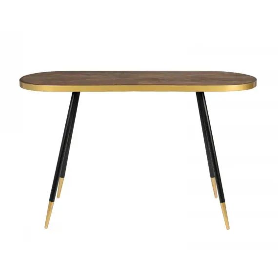 Console en bois  et  métal