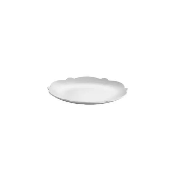 Assiette à dessert Dressed en plein air en Plastique, Mélamine – Couleur Blanc – 20.8 x 20.8 x 20.8 cm – Designer Marcel Wanders