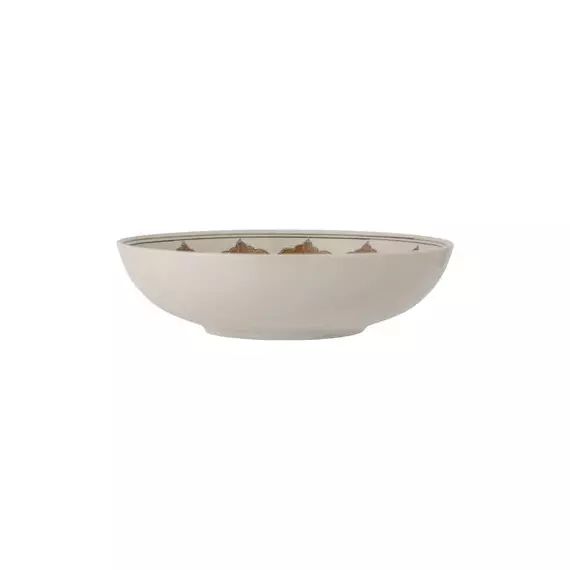 Saladier Vaisselle en Céramique, Grès émaillé – Couleur Marron – 32 x 32 x 9 cm