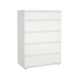 Commode effet bois blanc