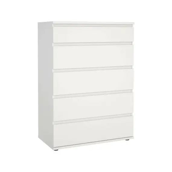 Commode effet bois blanc
