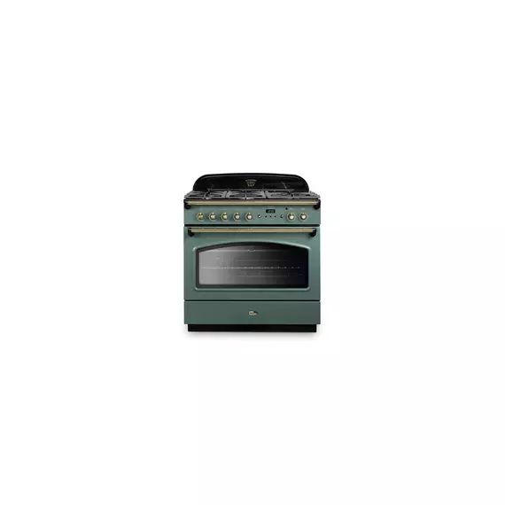 Piano de cuisson Falcon VERT MINERAL MAT LAITON 90 CM GAZ CLAS90FXDFMG/B-EU
