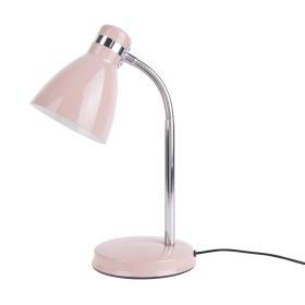 Lampe de bureau en métal rose H34cm