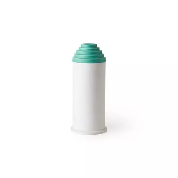 Vase Projet Memphis en Céramique – Couleur Vert – 34.76 x 34.76 x 37 cm – Designer Ettore Sottsass