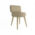 image de fauteuils scandinave Petit fauteuil en tissu beige