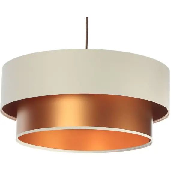Suspension Tissu Beige