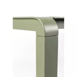 Vondel – Table de jardin en métal 214x97cm – Couleur – Vert de gris