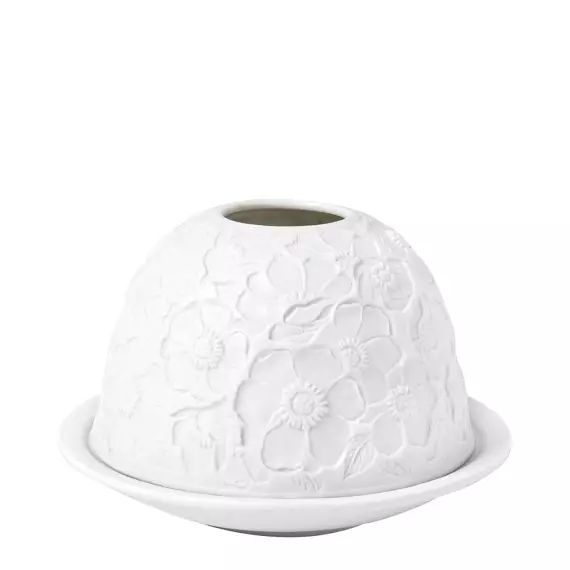 Photophore lithophanie Éclat floral