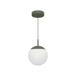 Lampe connectée Mooon en Verre, Aluminium – Couleur Vert – 25 x 25 x 25 cm – Designer Tristan Lohner